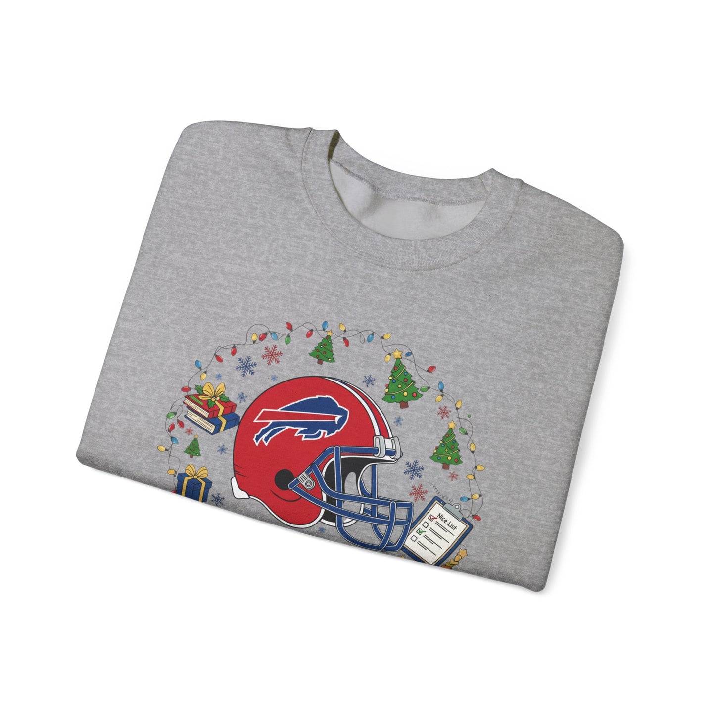 Football Teacher Crewneck Sweatshirt — Holiday School Spirit Tee