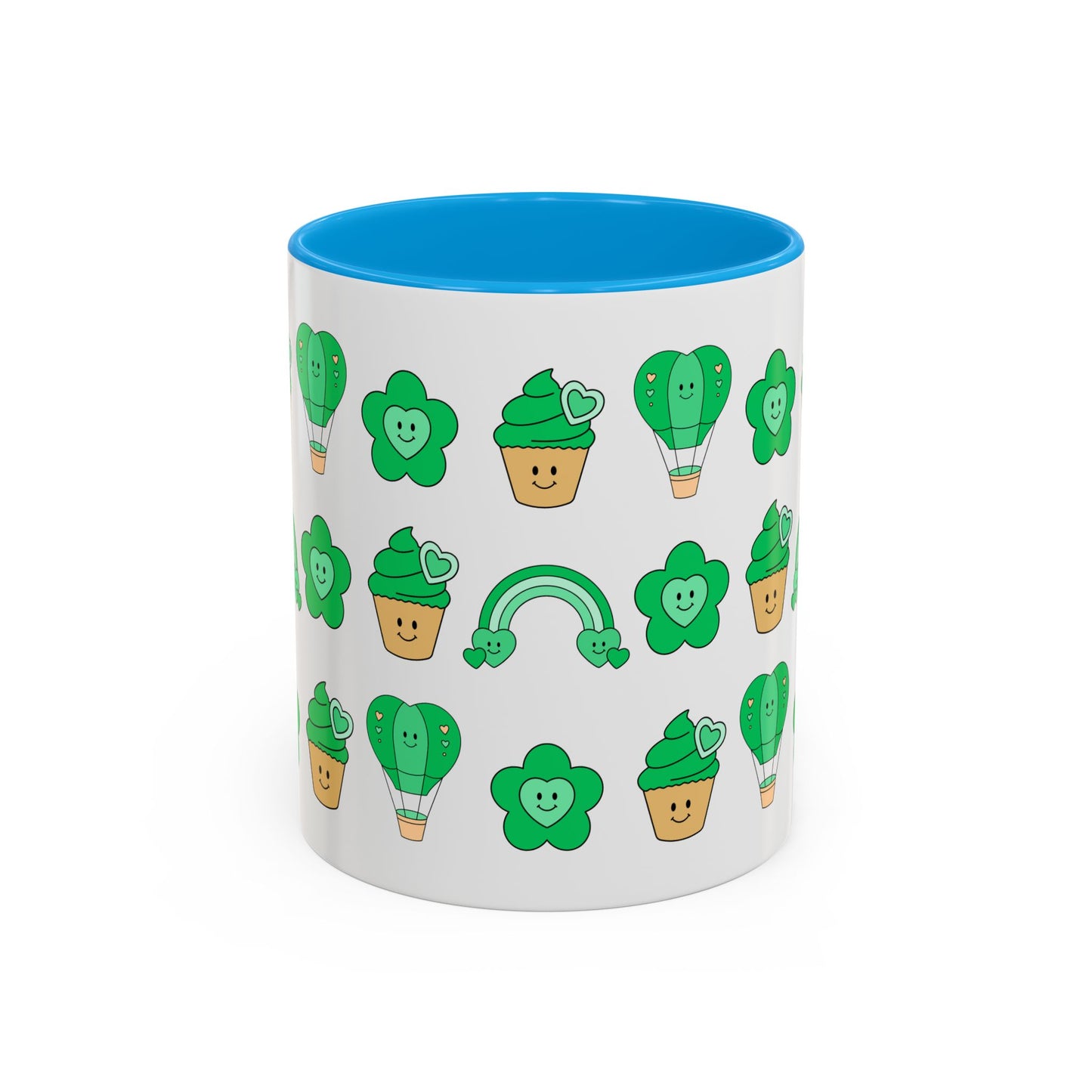 Cutesy St. Patrick's Day Coquette Colorful Mugs (11oz, 15oz)