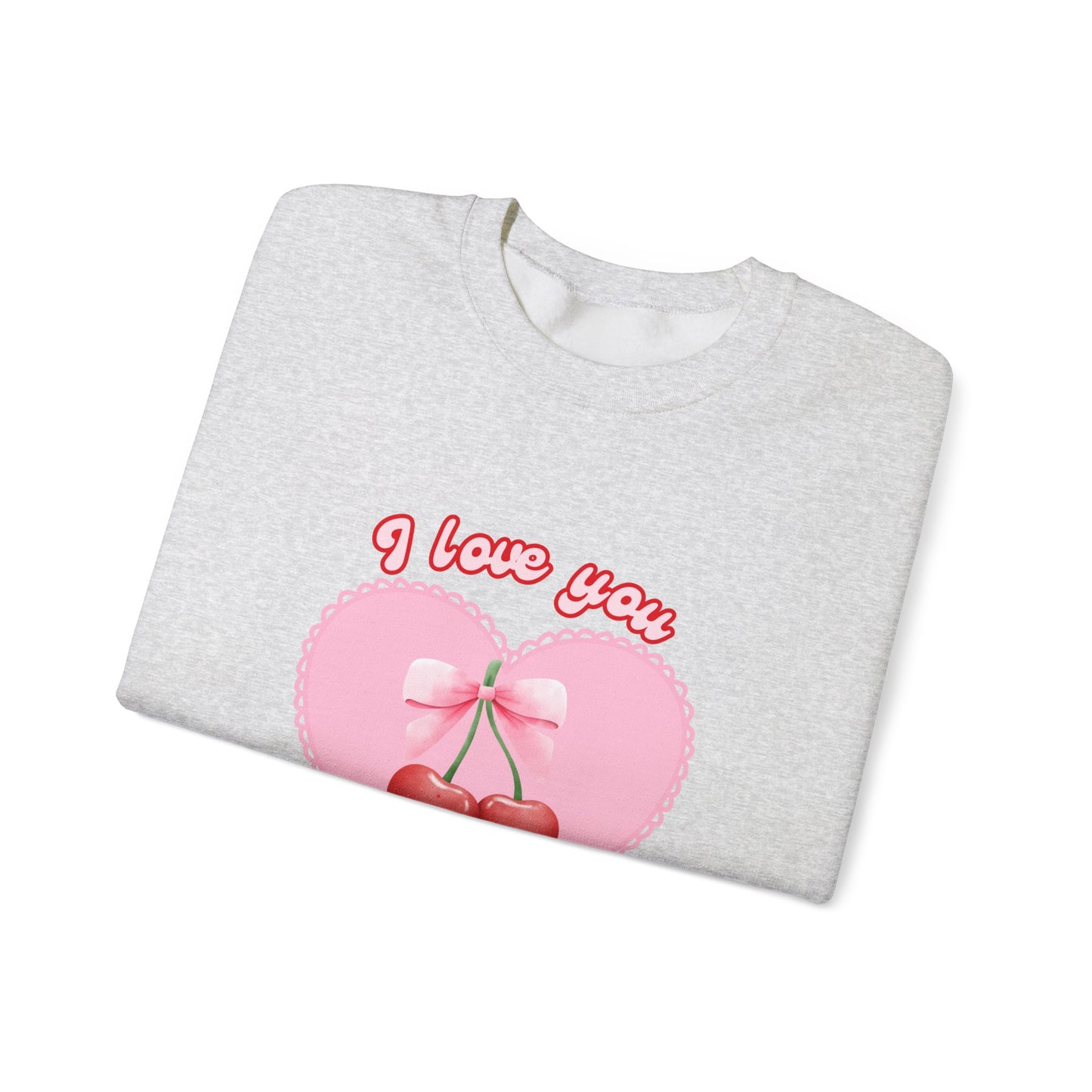 I Love You Cherry Much Unisex Heavy Blend™ Crewneck Sweatshirt