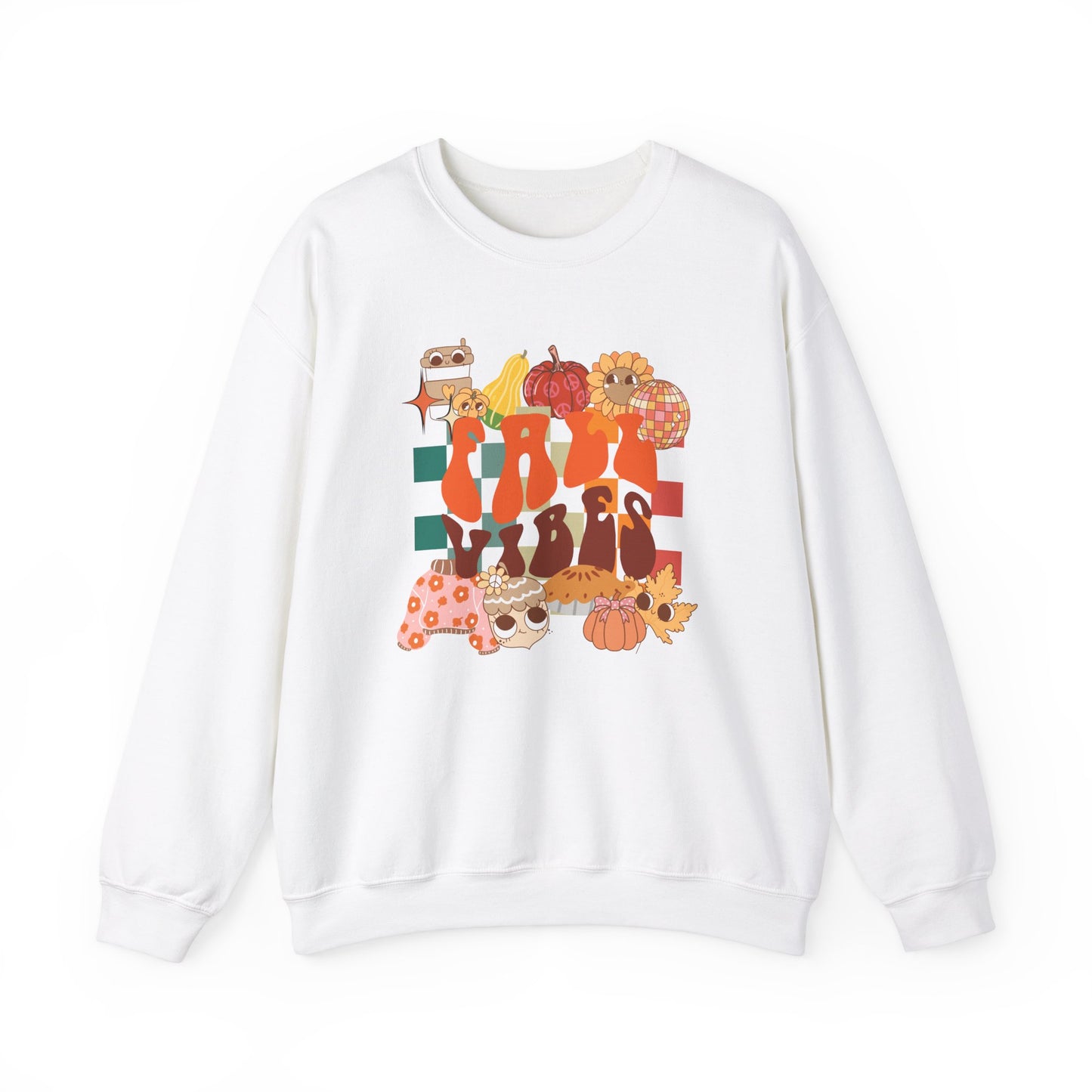 Fall Vibes Unisex Heavy Blend™ Crewneck Sweatshirt