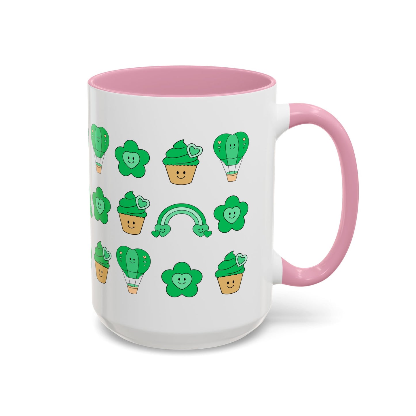 Cutesy St. Patrick's Day Coquette Colorful Mugs (11oz, 15oz)