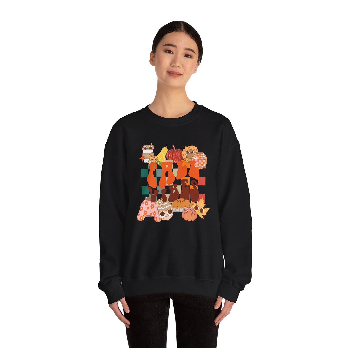 Fall Vibes Unisex Heavy Blend™ Crewneck Sweatshirt