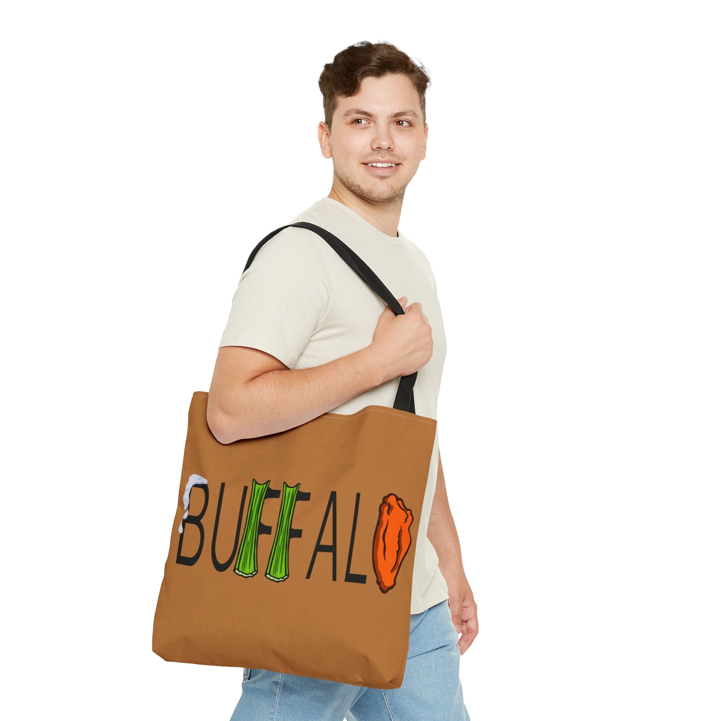 Buffalo Wing and Celery Tote Bag (AOP)