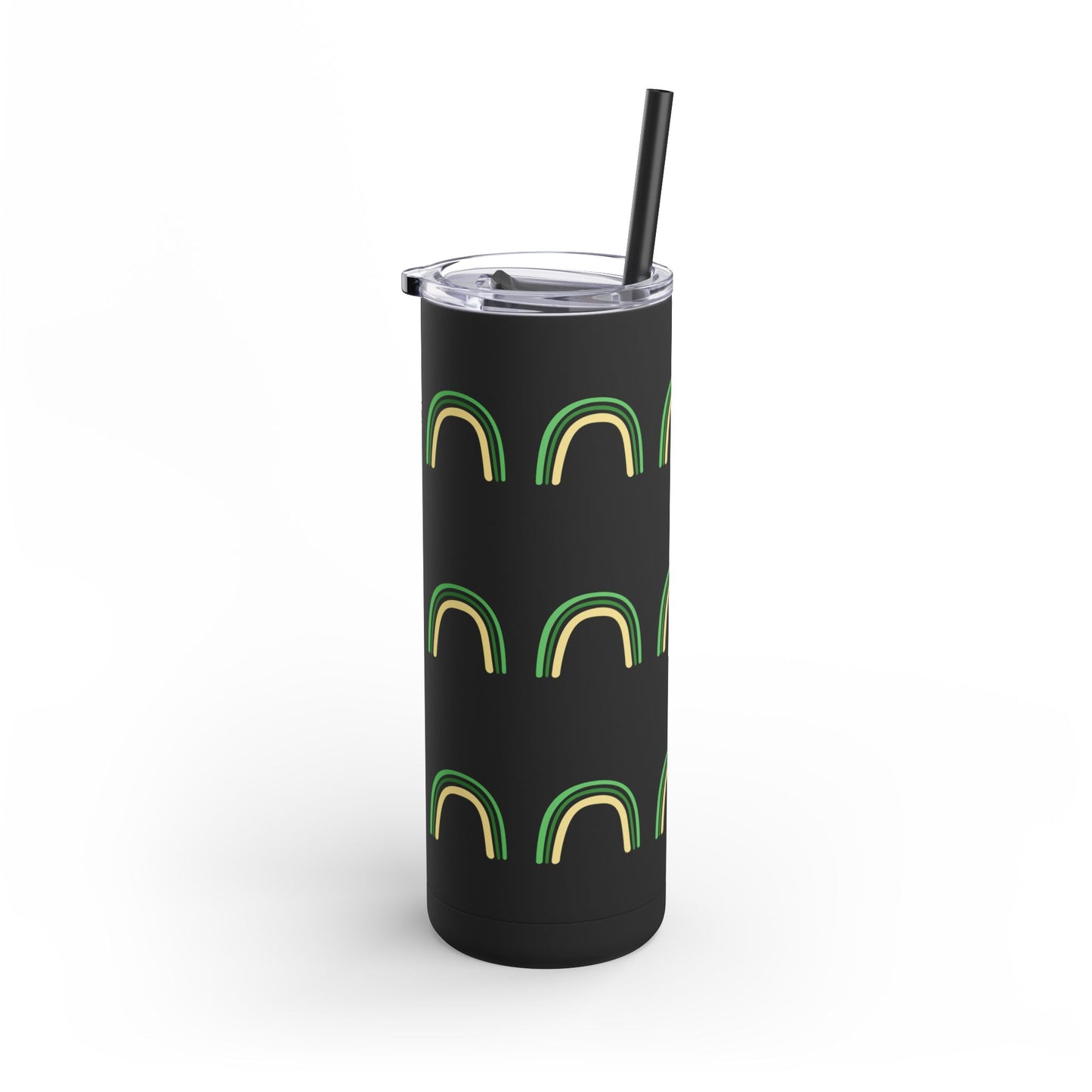 Green Rainbow Maars Maker Skinny Matte Tumbler, 20oz