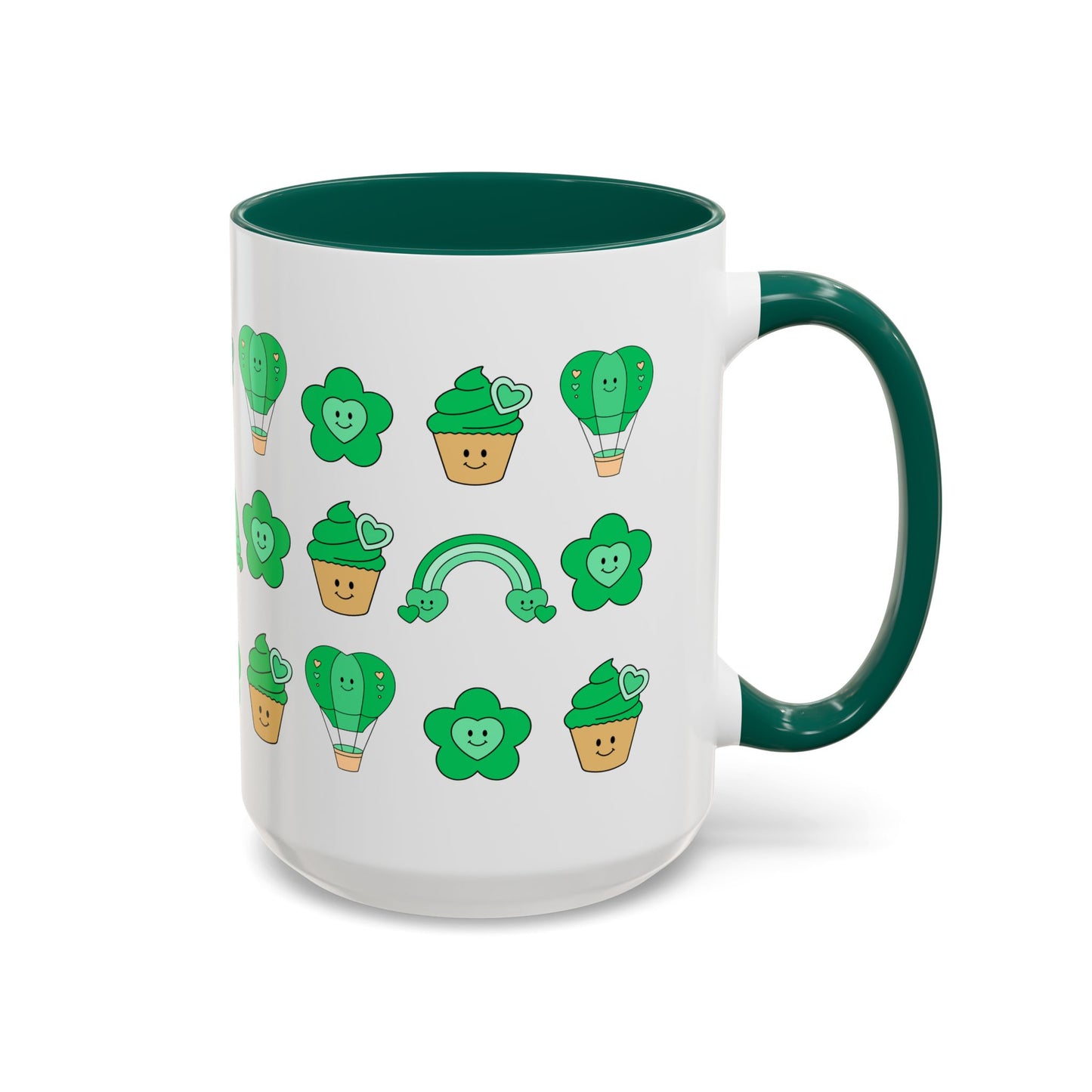 Cutesy St. Patrick's Day Coquette Colorful Mugs (11oz, 15oz)