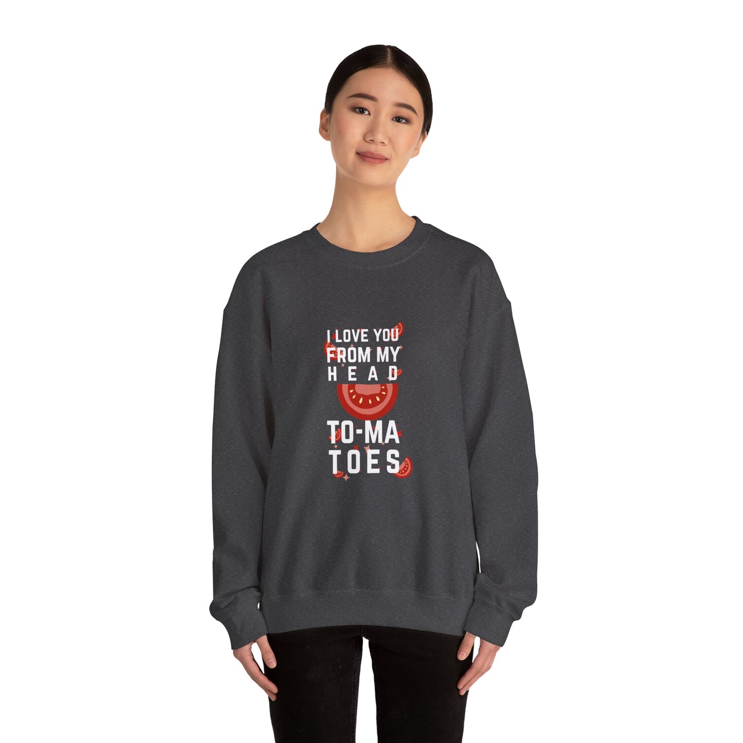 I Love You From My Head To My Toes Unisex Heavy Blend™ Crewneck Sweatshirt