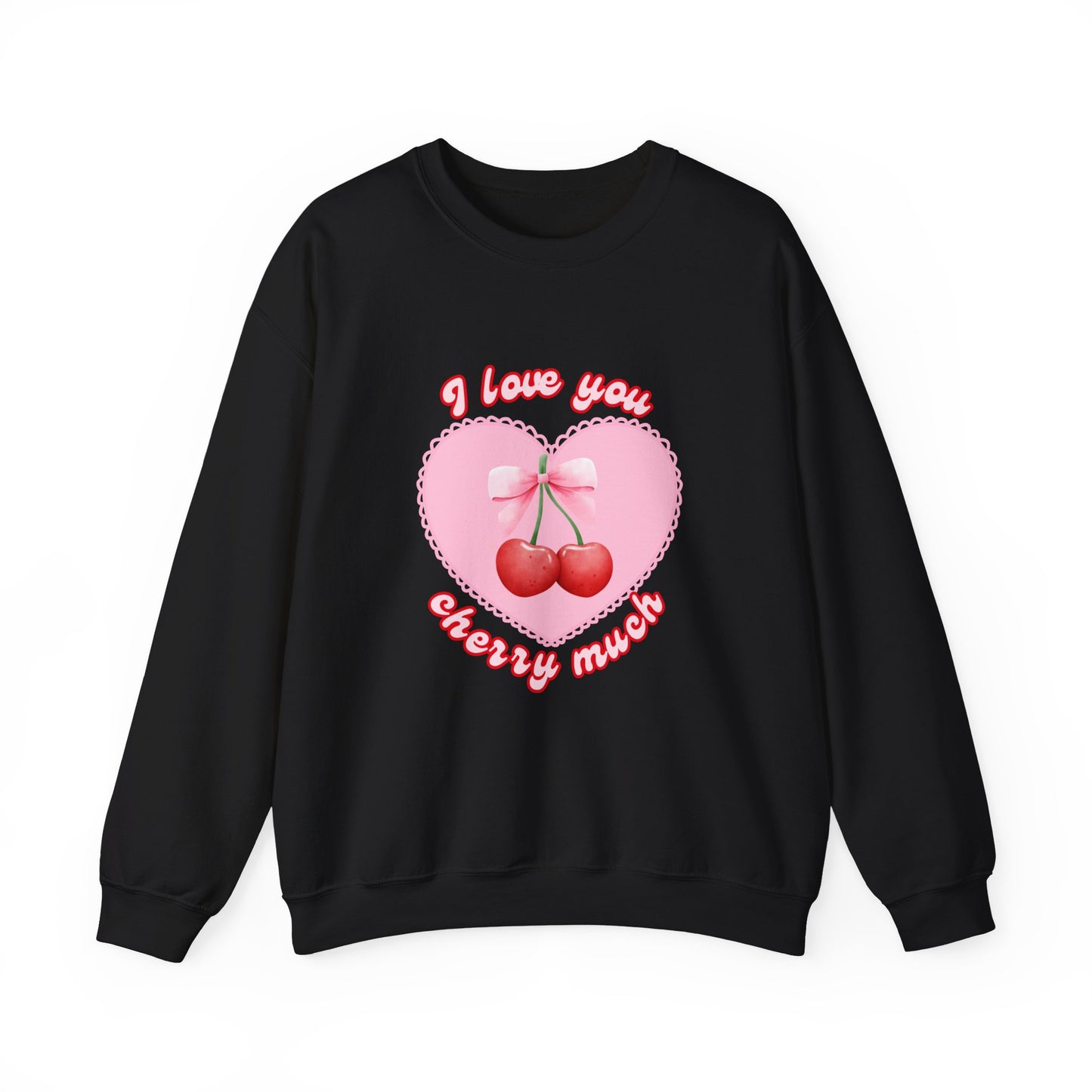 I Love You Cherry Much Unisex Heavy Blend™ Crewneck Sweatshirt