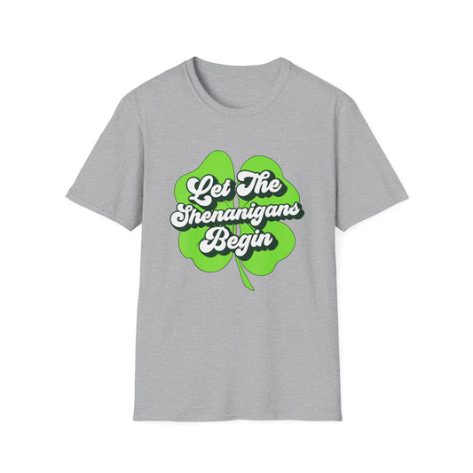Let the Shenanigans Begin Unisex Softstyle T-Shirt