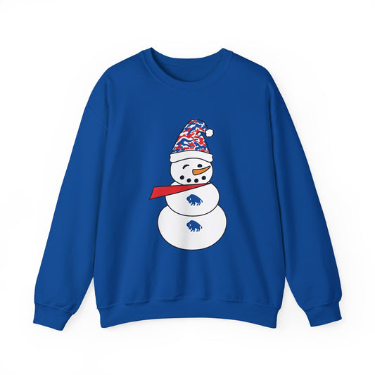 Buffalo Zubaz Snowman Unisex Heavy Blend™ Crewneck Sweatshirt