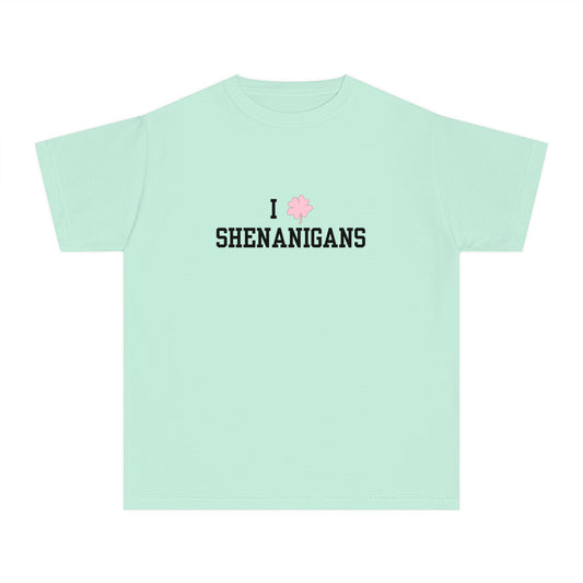 I <3 Shenanigans Youth Midweight Tee