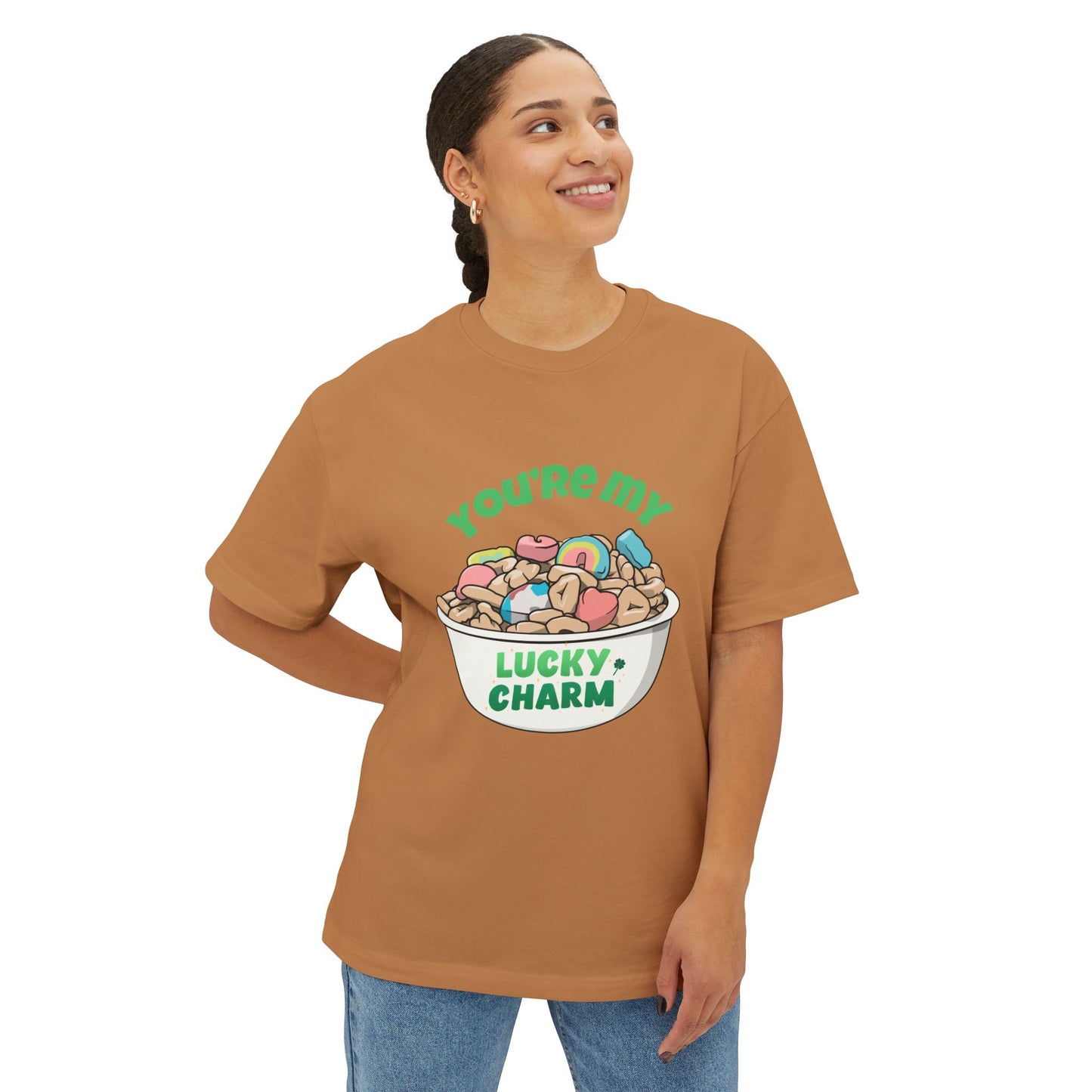 You're My Lucky Charm Unisex Oversized Boxy Tee