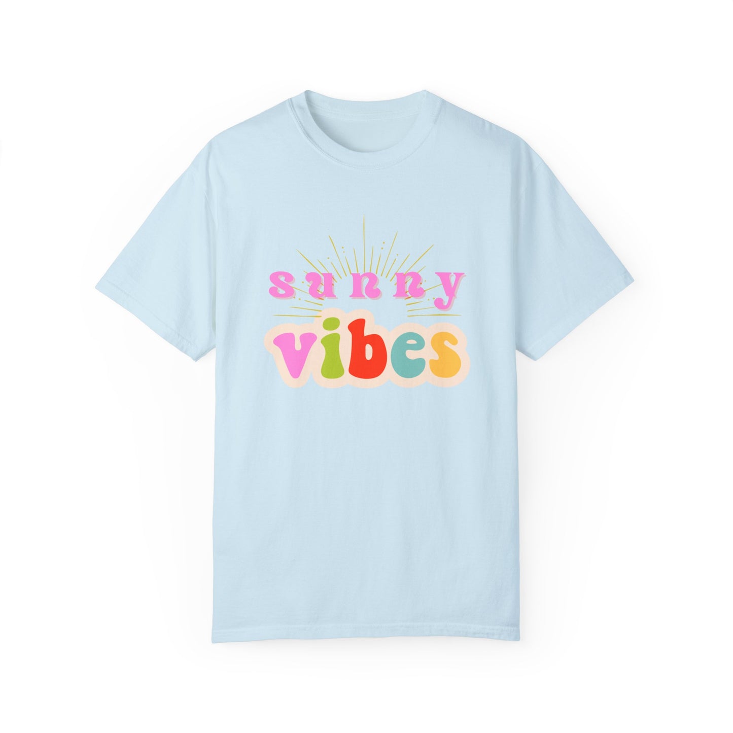 Sunny Vibes Unisex Garment-Dyed T-shirt