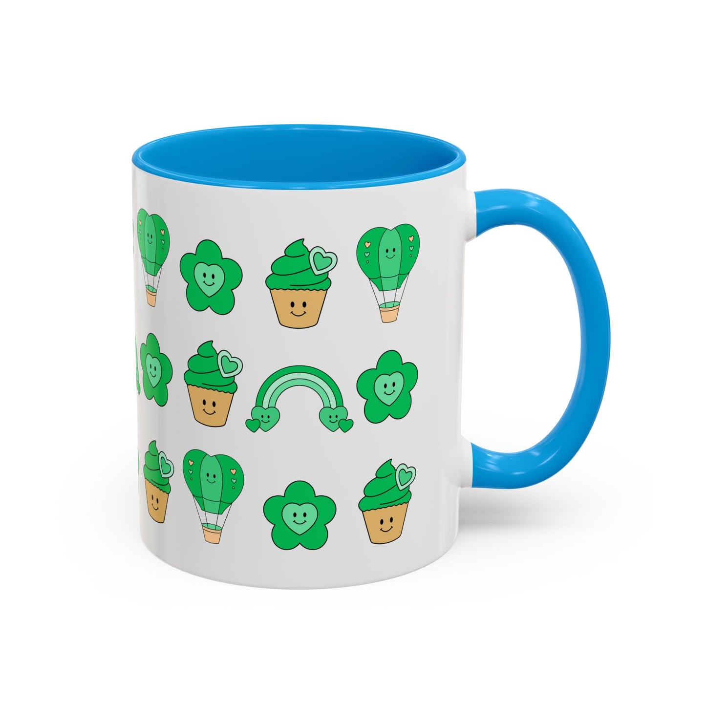 Cutesy St. Patrick's Day Coquette Colorful Mugs (11oz, 15oz)