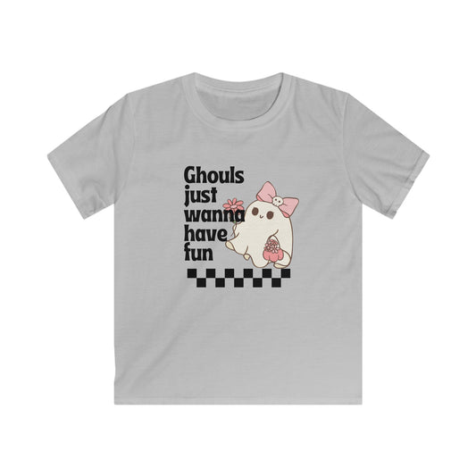 Ghouls Just Wanna Have Fun Kids Softstyle Tee