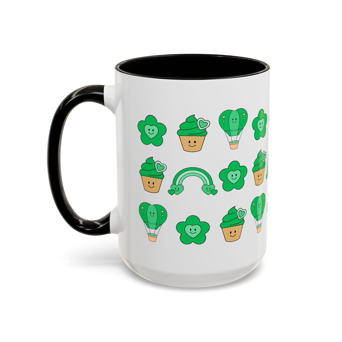 Cutesy St. Patrick's Day Coquette Colorful Mugs (11oz, 15oz)