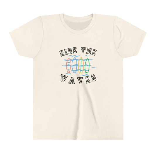Ride the Waves Youth Short Sleeve Tee