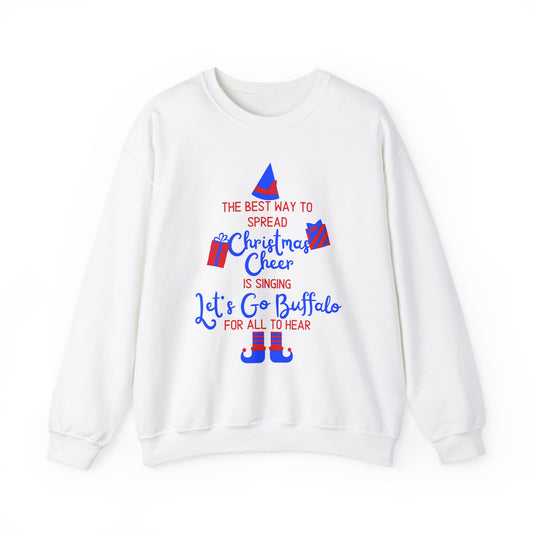 The Best Way to Spread Christmas Cheer Unisex Heavy Blend™ Crewneck Sweatshirt