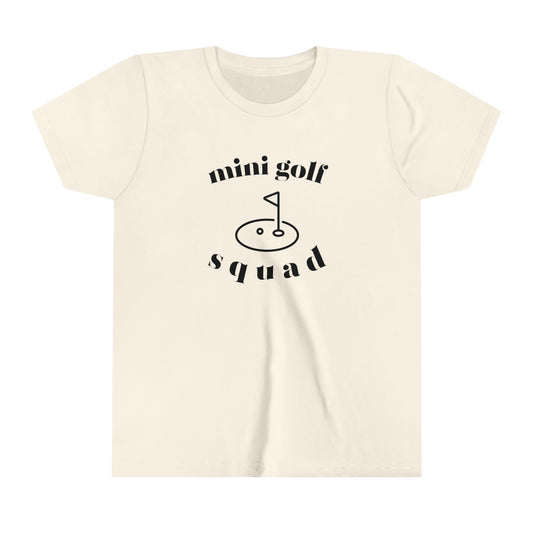 Mini Golf Squad Youth Short Sleeve Tee