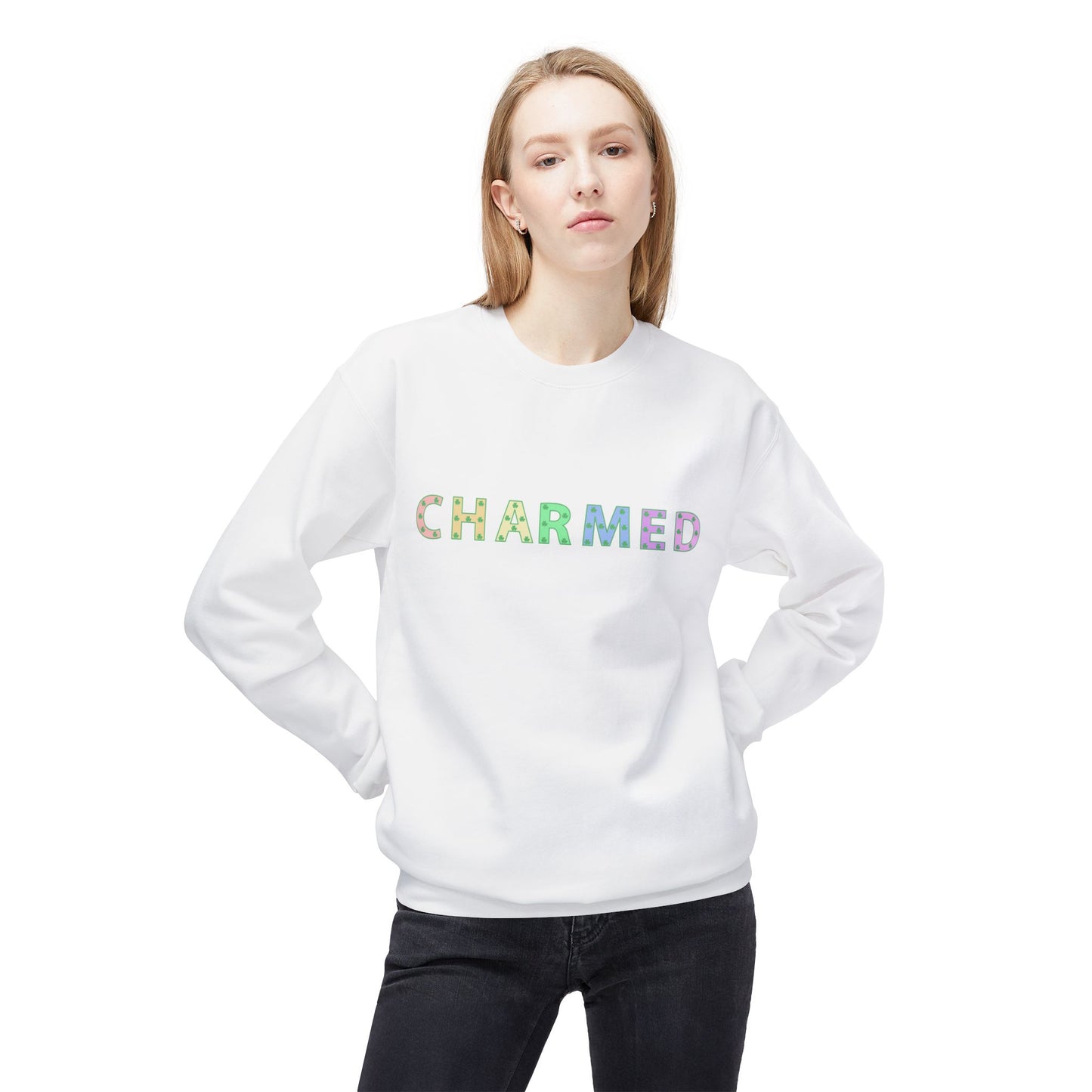 Charmed Unisex Midweight Softstyle Fleece Crewneck Sweatshirt