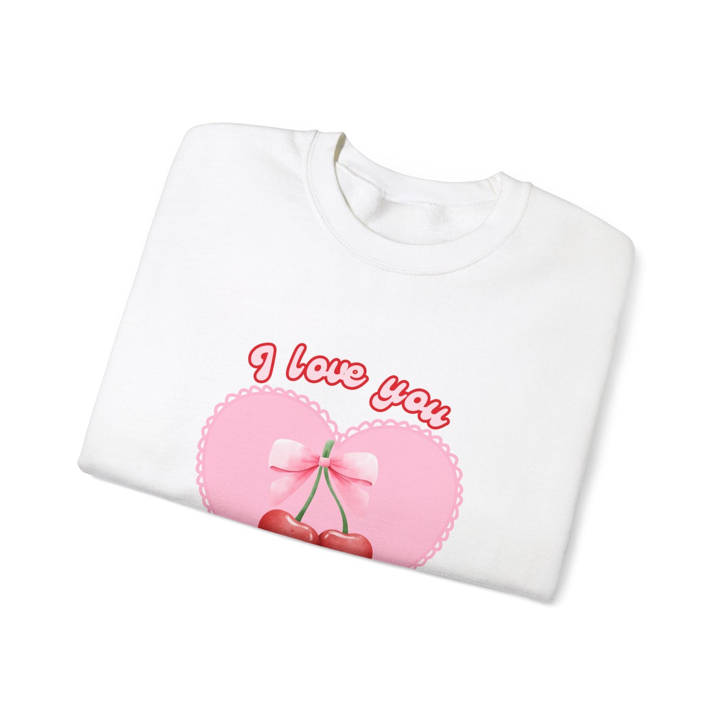 I Love You Cherry Much Unisex Heavy Blend™ Crewneck Sweatshirt