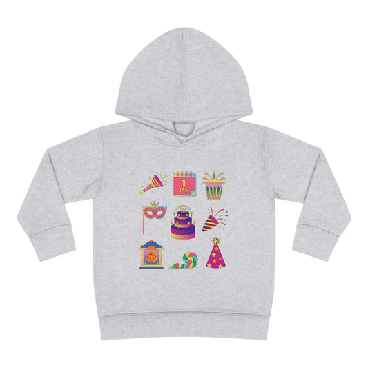 New Years Graphics Toddler Pullover Fleece Hoodie