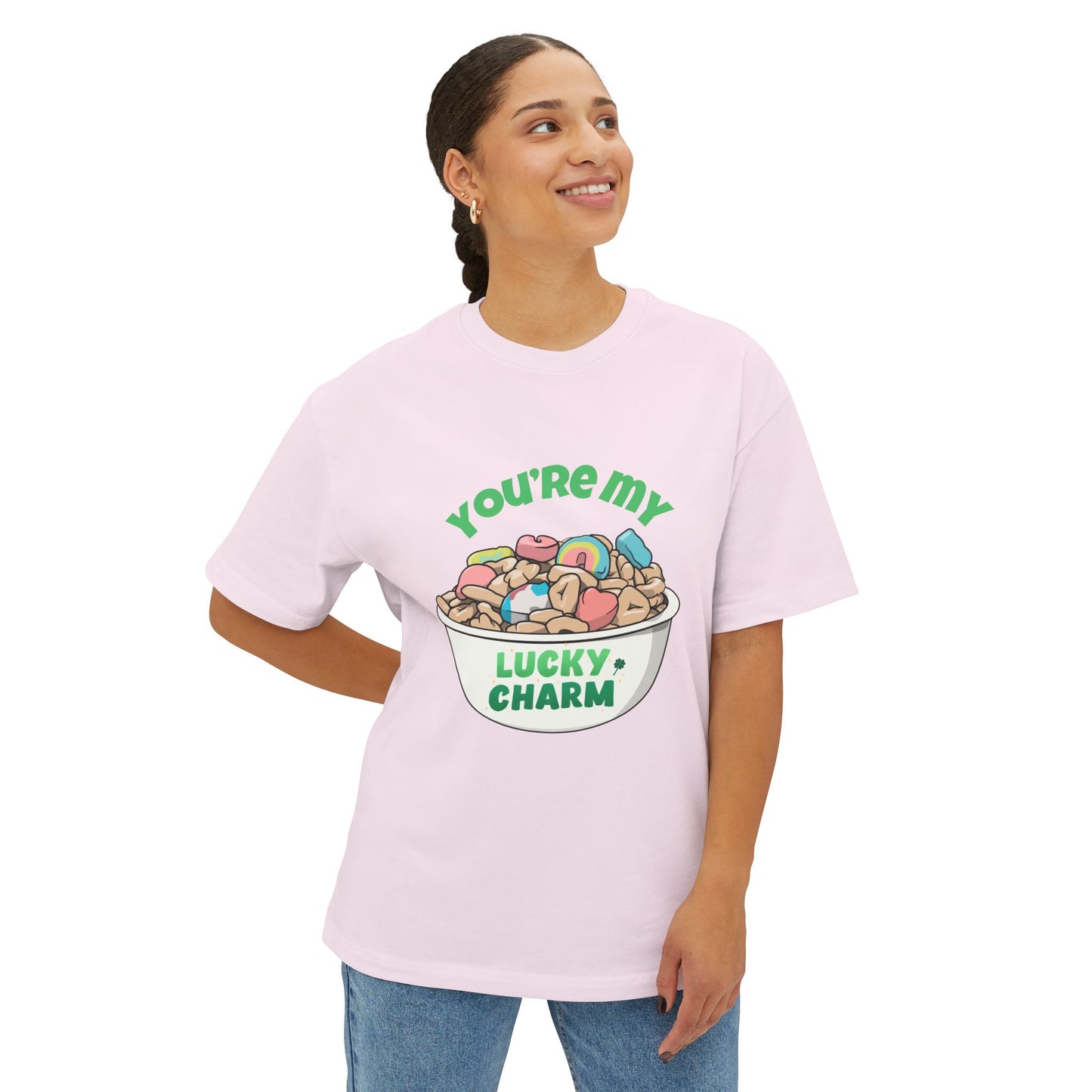 You're My Lucky Charm Unisex Oversized Boxy Tee