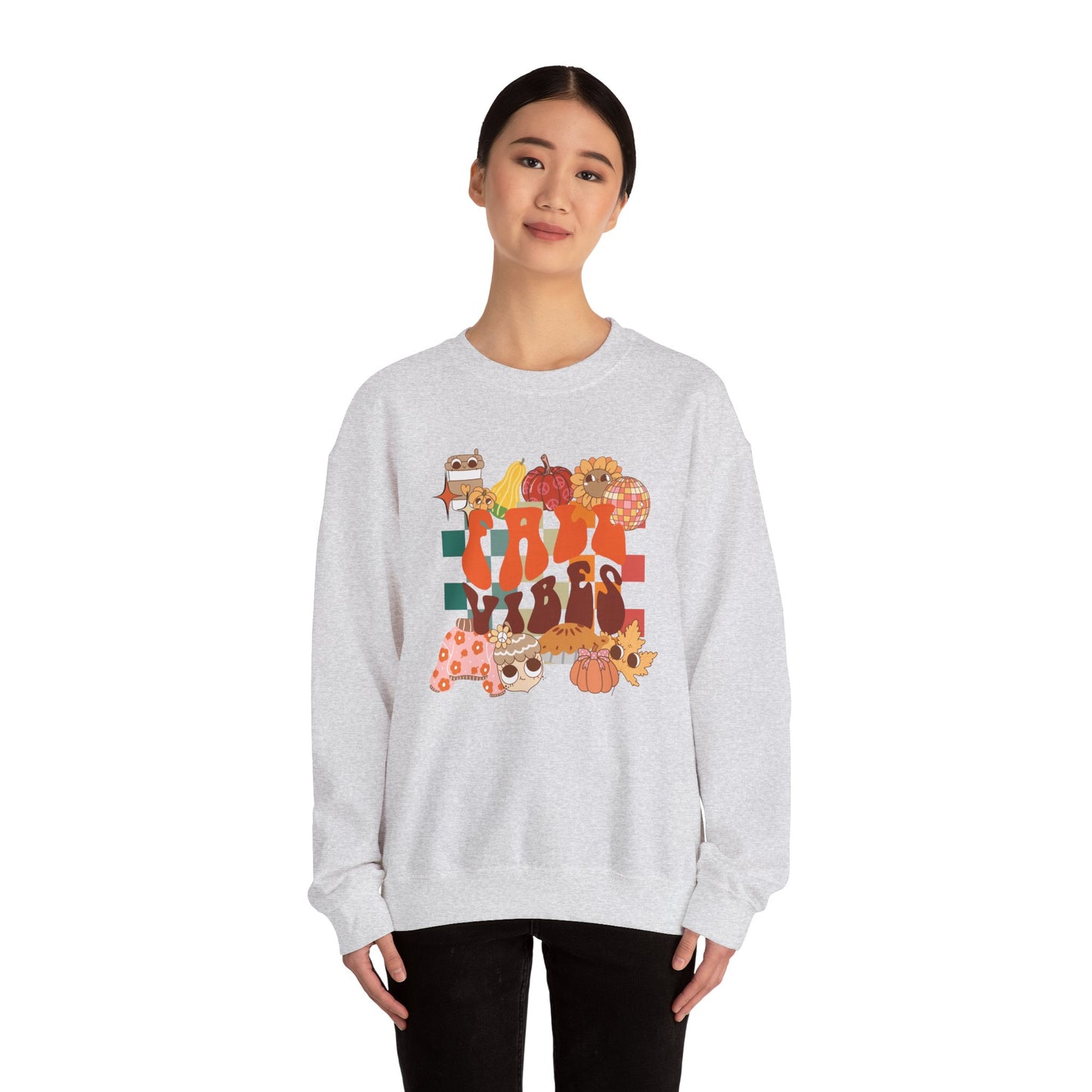 Fall Vibes Unisex Heavy Blend™ Crewneck Sweatshirt