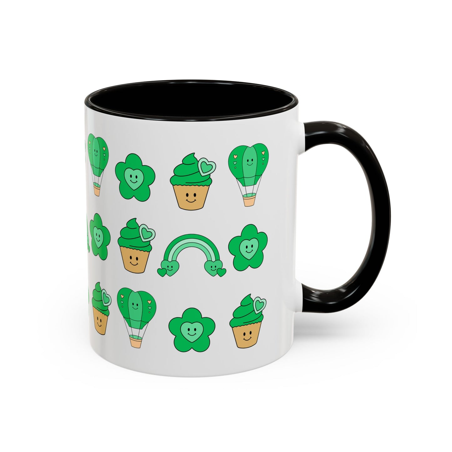 Cutesy St. Patrick's Day Coquette Colorful Mugs (11oz, 15oz)