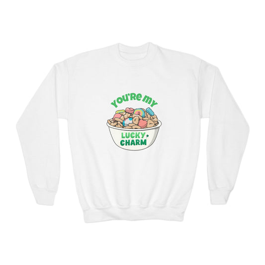 You're My Lucky Charm Youth Crewneck Sweatshirt