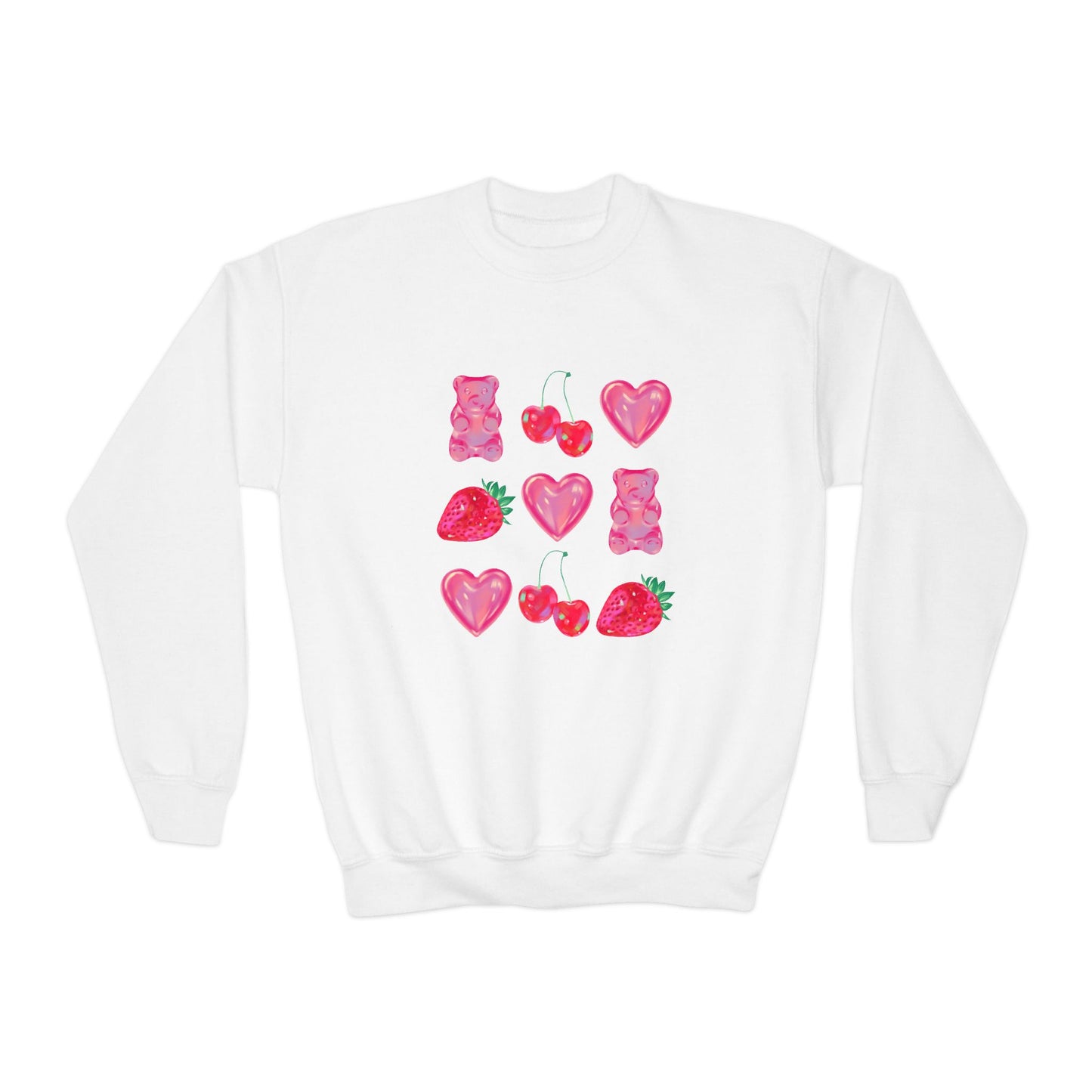 Valentine Coquette Youth Crewneck Sweatshirt