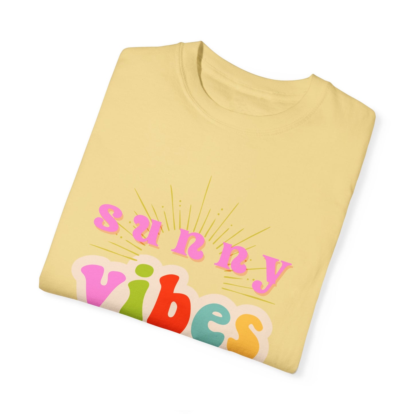 Sunny Vibes Unisex Garment-Dyed T-shirt