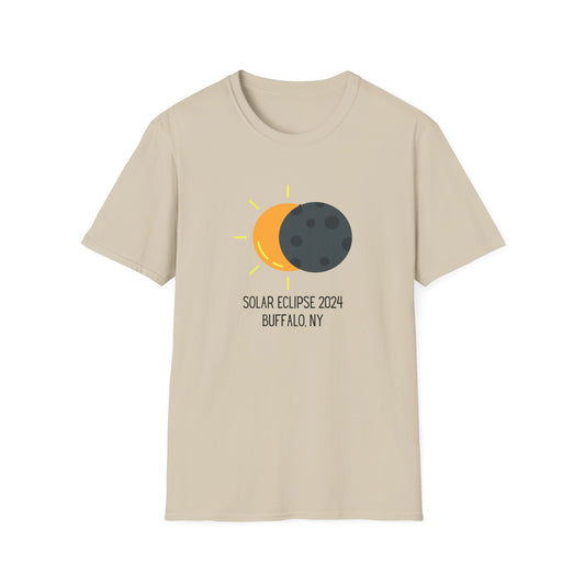 Solar Eclipse Buffalo NY Unisex Softstyle T-Shirt