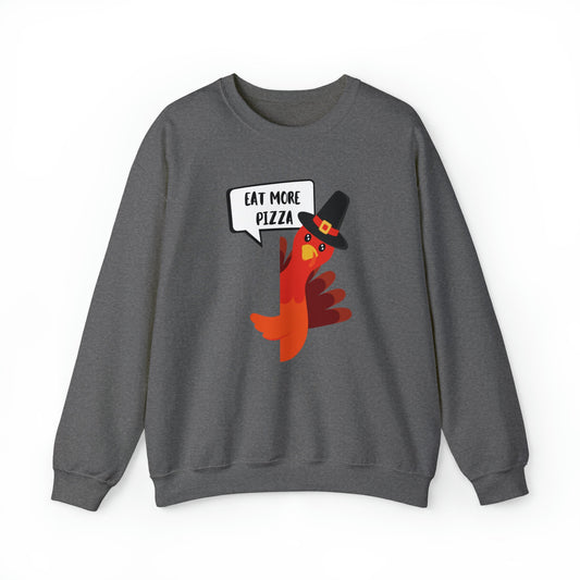 Eat More Pizza Turkey Unisex Heavy Blend™ Crewneck Sweatshirt