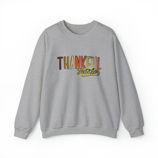 Thankful Teacher Unisex Heavy Blend™ Crewneck Sweatshirt