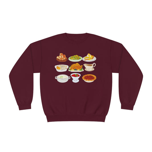 Thanksgiving Dinner Unisex NuBlend® Crewneck Sweatshirt