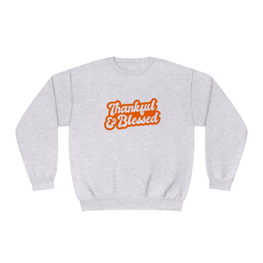 Thankful and Blessed Unisex NuBlend® Crewneck Sweatshirt